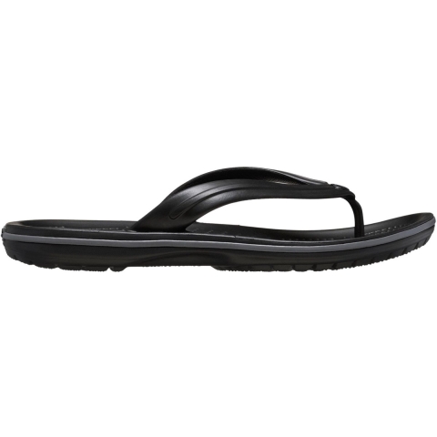 Crocs Crocbrand teenslipper voor heren in zwart-grijs