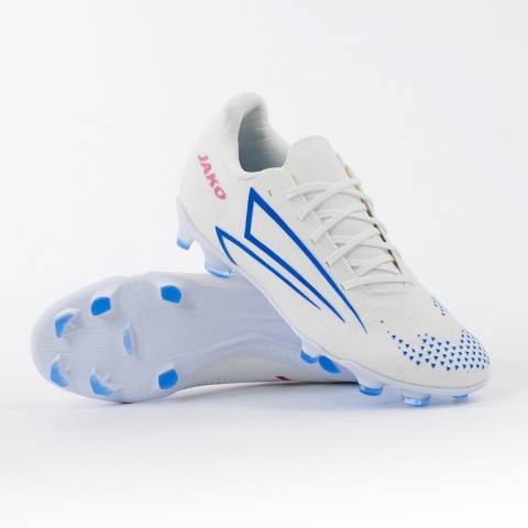 JAKO 5551 Rs89 Team Fg/Ag - Wit/Rhodamine Red/Blauw - 45,5