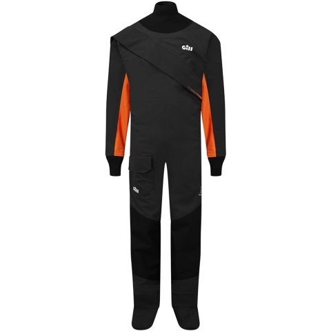 Gill Junior Pro Droogpak zwart/oranje, JL (152-158)