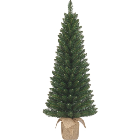 Black Box Trees Gerlos - Kunstkerstboom 90 cm - Jute voet - Groen