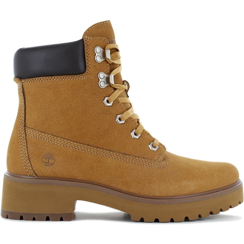 Women's Timberland Carnaby Cool Mid Lace Boots in Wheat