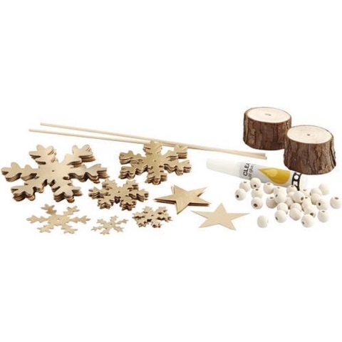 Kerstbomen in goud (Faux leather) -