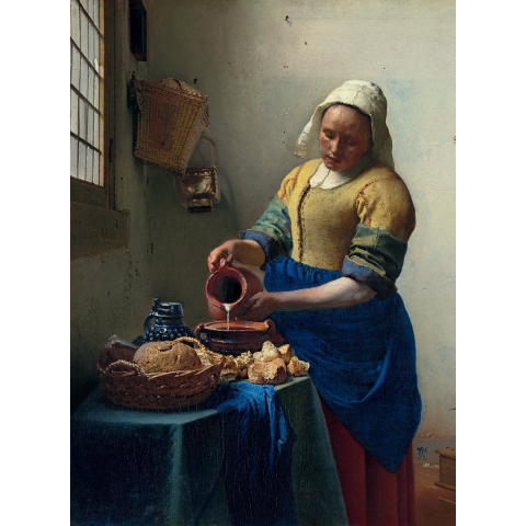Johannes Vermeer - Het Melkmeisje (3000) - Bluebird Puzzle  Legpuzzel