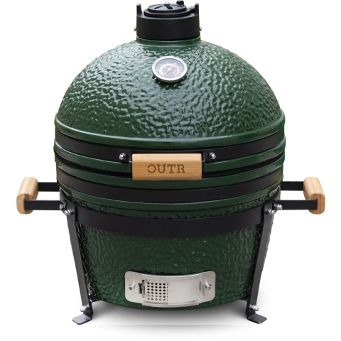 Kamado Grill 40 – Groen – 49x54x48 cm