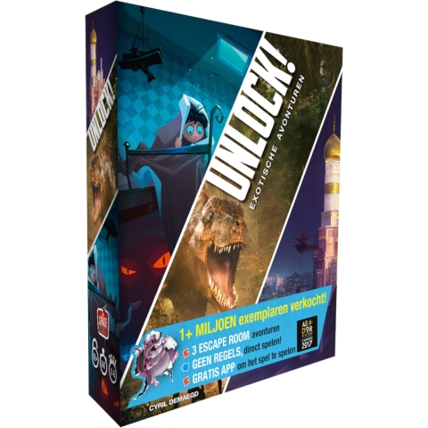 Unlock 4: Exotische Avonturen (NL) - Space Cowboys Kaartspel|Coöperatief