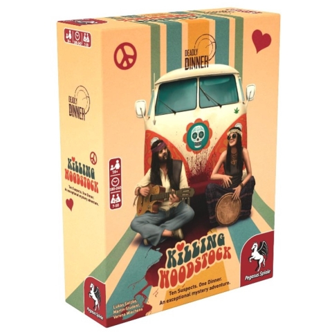 Deadly Dinner: Killing Woodstock - Pegasus Spiele Blufspel|Partyspel