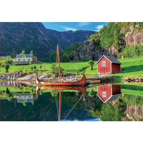 Vikingschip (1500) - Educa  Legpuzzel
