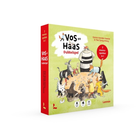 Vos en Haas: Dubbelspel - Lannoo Kaartspel|Taalspel