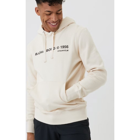 Björn Borg - Heren - STHLM Hoodie - Beige - Maat XL