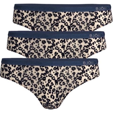 Björn Borg - Dames - Hipster Leopard 3-Pack - Multicolour - Maat 40