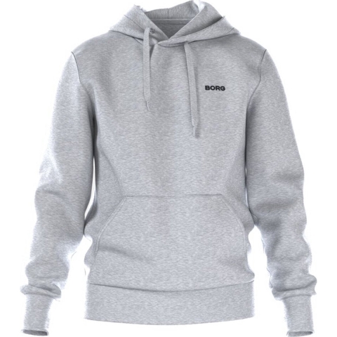 Björn Borg - Heren - Borg Essential 4 Hoodie - Grijs - Maat XXL