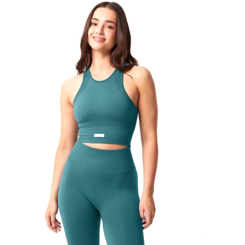 Björn Borg - Dames - Studio Seamless Bralette - Blauw/Groen - Maat M / L