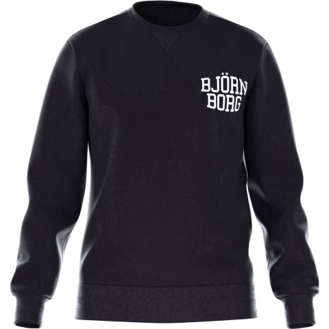 Björn Borg - Heren - Borg Essential Crew Sweatshirt - Zwart - Maat M