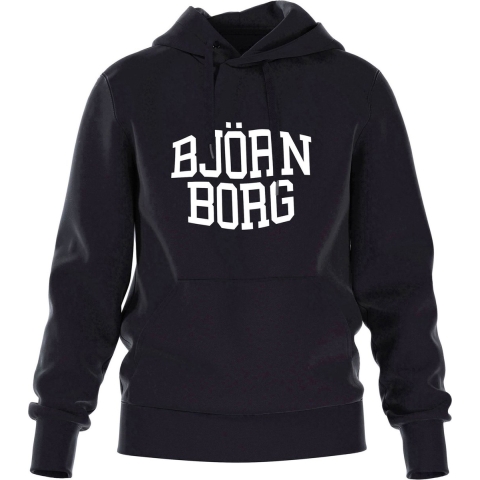 Björn Borg - Heren - Borg Essential Hoodie - Zwart - Maat M