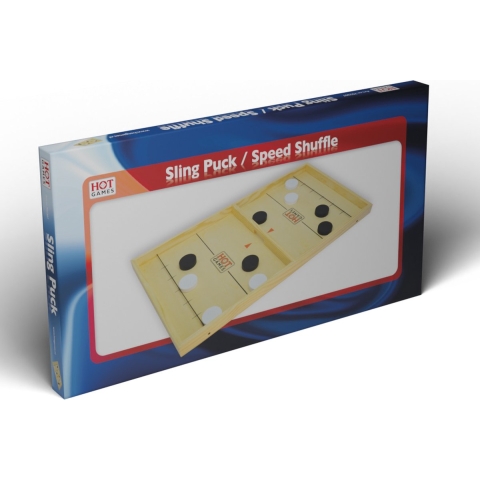 Sling Puck / Speed Shuffle - Hot Games Behendigheidsspel|Houten spel