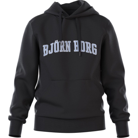 Björn Borg - Heren - Borg Essential Hoodie - Zwart - Maat XL
