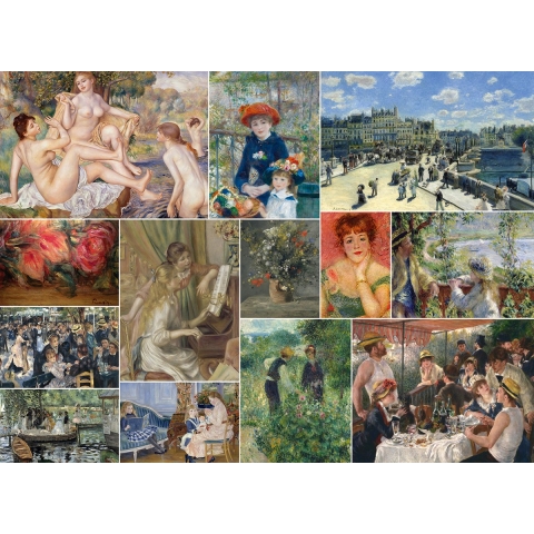 Auguste Renoir - Collage (6000) - Bluebird Puzzle  Legpuzzel
