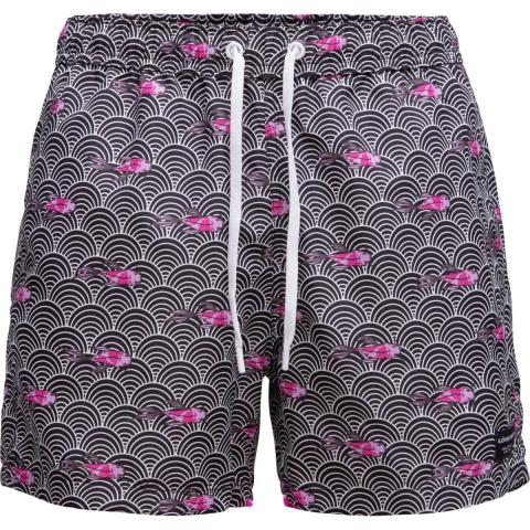 Björn Borg - Heren - Sylvester Swimshort - Multicolour/Roze - Maat M
