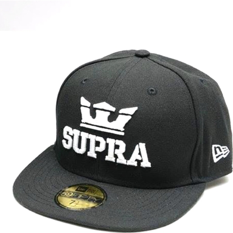 Supra - Unisex - Above 59Fifty Cap - Wit/Zwart - Maat 7 1/4