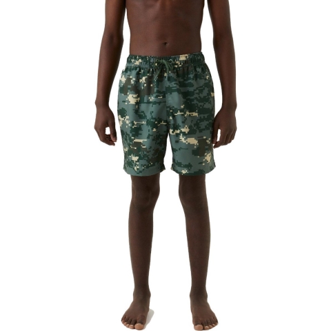 Björn Borg - Jongens - Kenny Swimshort - Groen/Multicolour - Maat 146-152