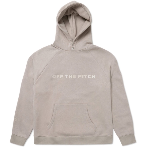 Off The Pitch - Heren - Comfort Hoodie - Beige - Maat M