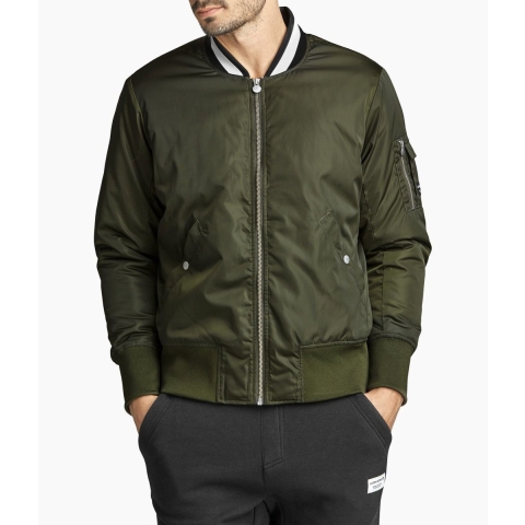 Björn Borg - Heren - American College Bomber Jacket - Groen - Maat M