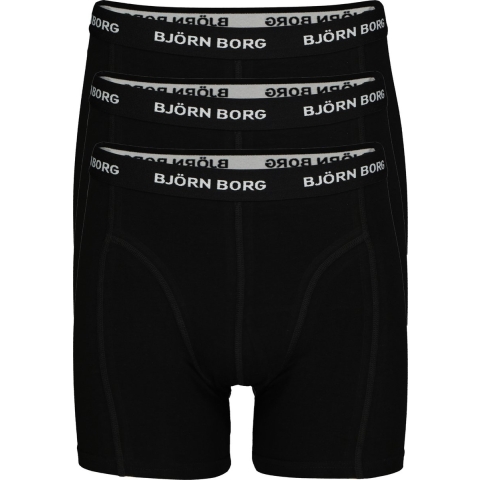 Björn Borg - Heren - Boxershort Essential 3-Pack - Zwart - Maat M