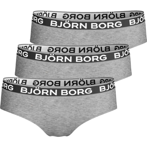 Björn Borg - Dames - Hipster Cheeky 3-Pack - Grijs - Maat L