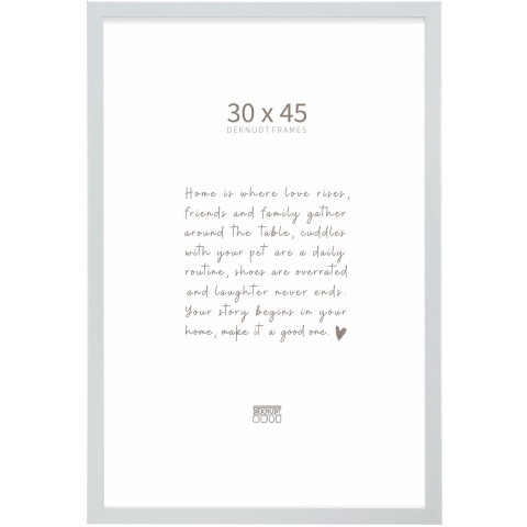 Deknudt S44CD1 30X45 Wissellijst Papierformaat: 30 x 45 cm Zilver