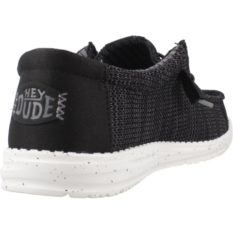 HEYDUDE Instappers Heren Wally Stretch Sox Zwart 42 Mesh