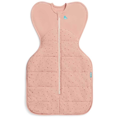 Inbakerslaapzak Love To Dream  Fase 1 Swaddle Up 0-3mnd Rose Pebble