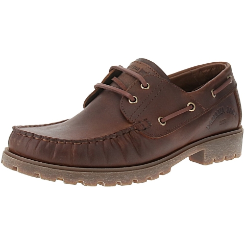 Panama Jack Heren Waterdichte Bark Bruine Leren Veteraarsjes - Boot C5