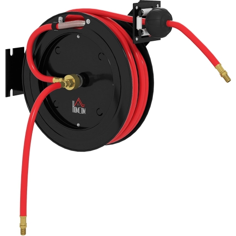 4goodz Wandgemonteerdewaterslanghaspel 20 bar waterdruk automatisch oprollen -