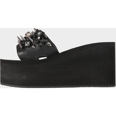 Luxe teenslipper in het zwart