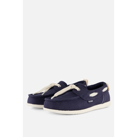 HEYDUDE Loafers Dames Harbor Breeze Lo Washed Twill Blauw 37 Keperstof