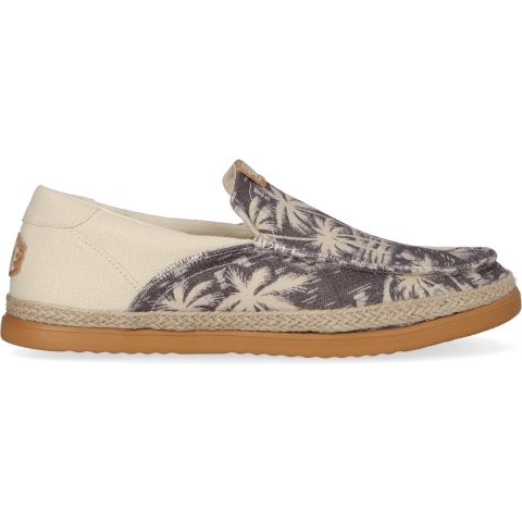 HEYDUDE Loafers Heren Harbor Lo Loafer Espadrille Wit 40 Textiel