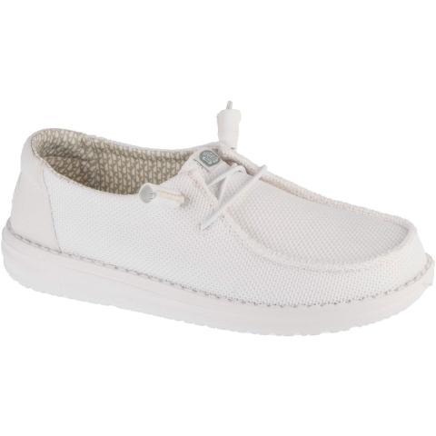 HEYDUDE Instappers Dames Wendy Stretch Sox Wit 41 Mesh