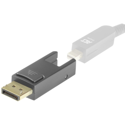 ACT Vervangadapter Mini DisplayPort naar DisplayPort voor DisplayPort Active Optical Cables met afn