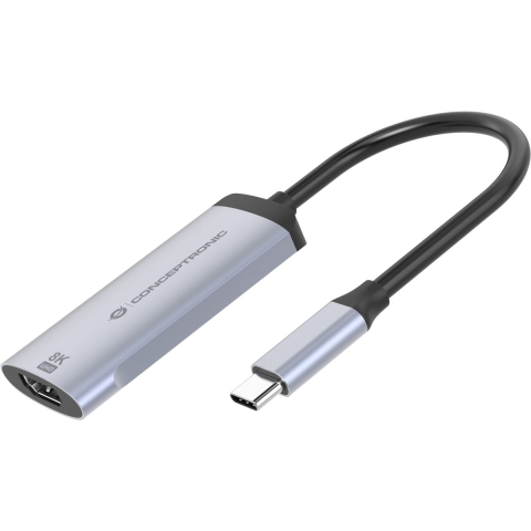 Conceptronic ABBY23G USB grafische adapter 7680 x 4320 Pixels Zilver
