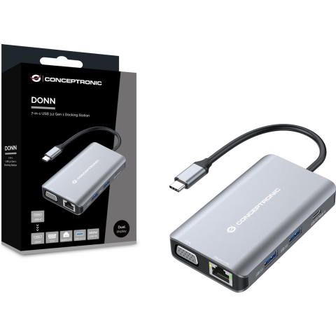Conceptronic DONN21G notebook dock & poortreplicator