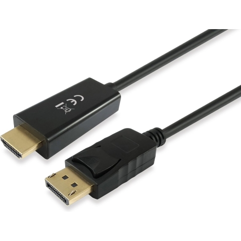 Equip 119392 video kabel adapter 5 m DisplayPort HDMI Zwart