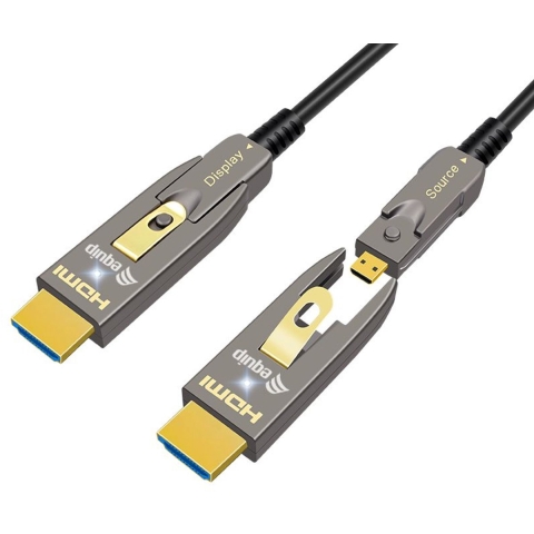 Equip 119414 HDMI kabel 30 m HDMI Type-A/HDMI Type-D Zwart
