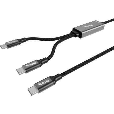 Equip 128895 USB-kabel USB 2.0 1,5 m USB C 2 x USB C Zwart