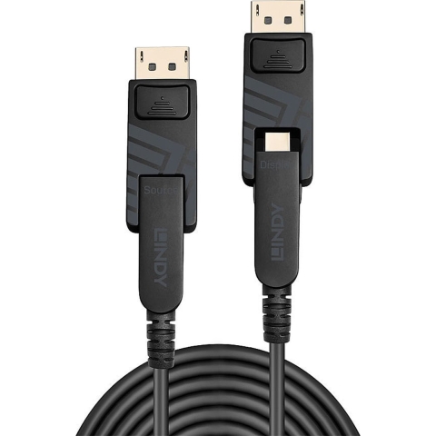 Lindy 38485 DisplayPort kabel 70 m Mini DisplayPort Zwart