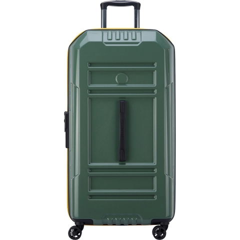 DELSEY PARIS Rempart - Uitbreidbare Trolley 80 - 4 Dubbele Rollen - Legergroen (79 cm)