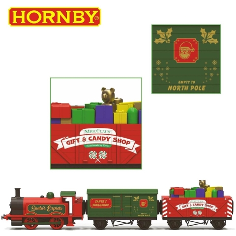 Santa's trein b.o 1:76 Hornby - My village