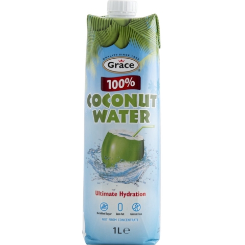 8x Grace Kokoswater Prisma 100% 1 liter