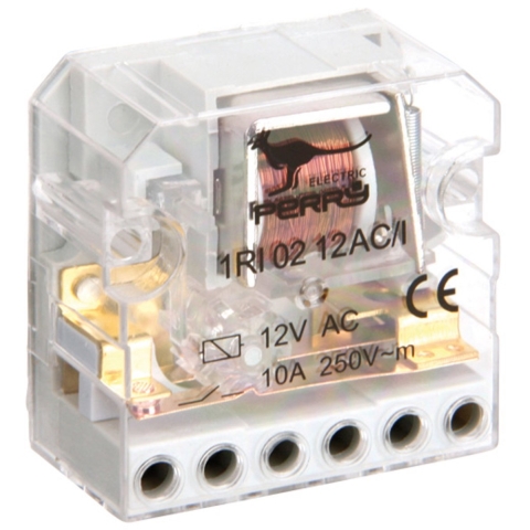 Wallair Stromstoßschalter Stroomstootschakelaar Inbouw 2x NO 12 V/AC 10 A 1 stuk(s)