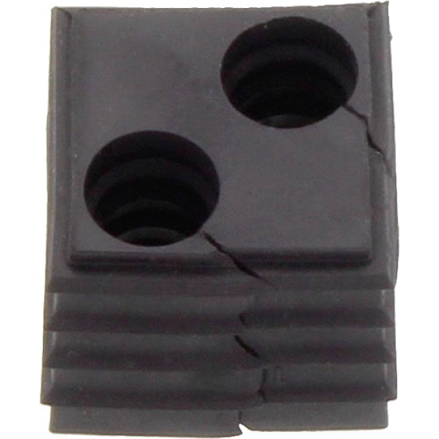 CONTA-CLIP KDS-DE 2X8 BK Thermoplastisch elastomeer Zwart 10 stuk(s)