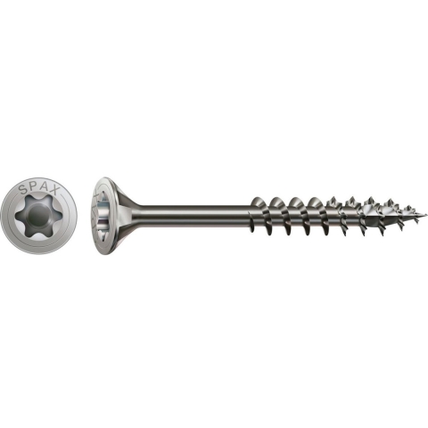 SPAX 0197000801005 Houtschroef 8 mm 100 mm T-STAR plus RVS A2 50 stuk(s)